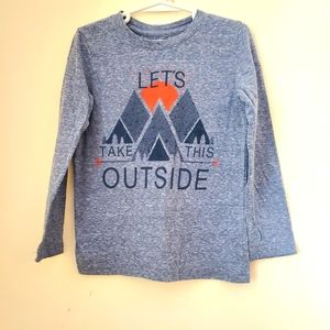 Jumping Beans Boys Blue Long Sleeve T Shirt